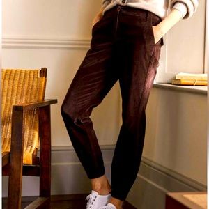 NWOT - Boden Gowrie Pants in Deep Wisteria Cord - 12 petite